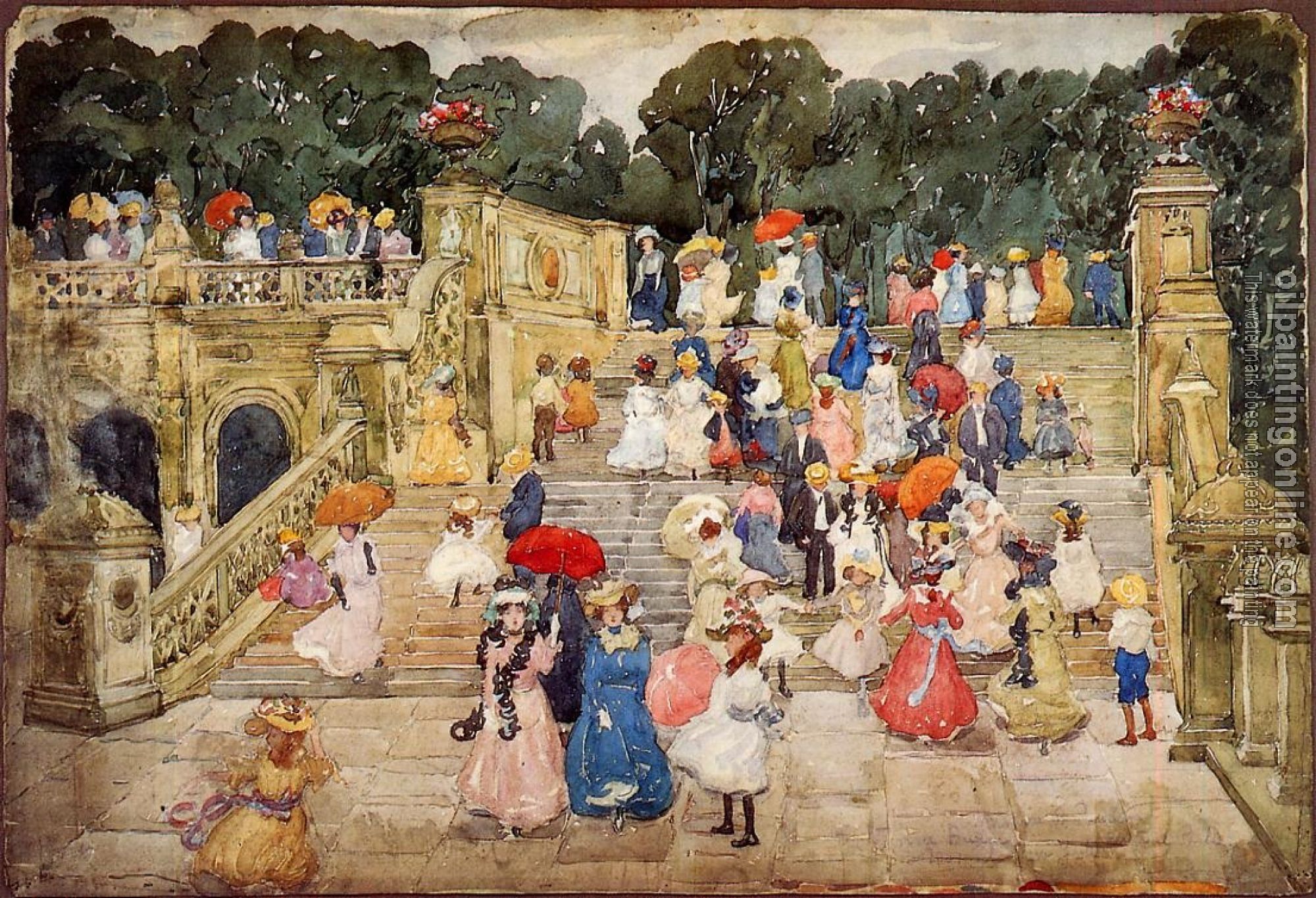 Prendergast, Maurice Brazil - The Mall, Central Park